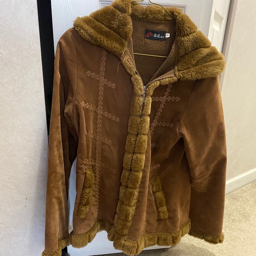 Light brown winter coat